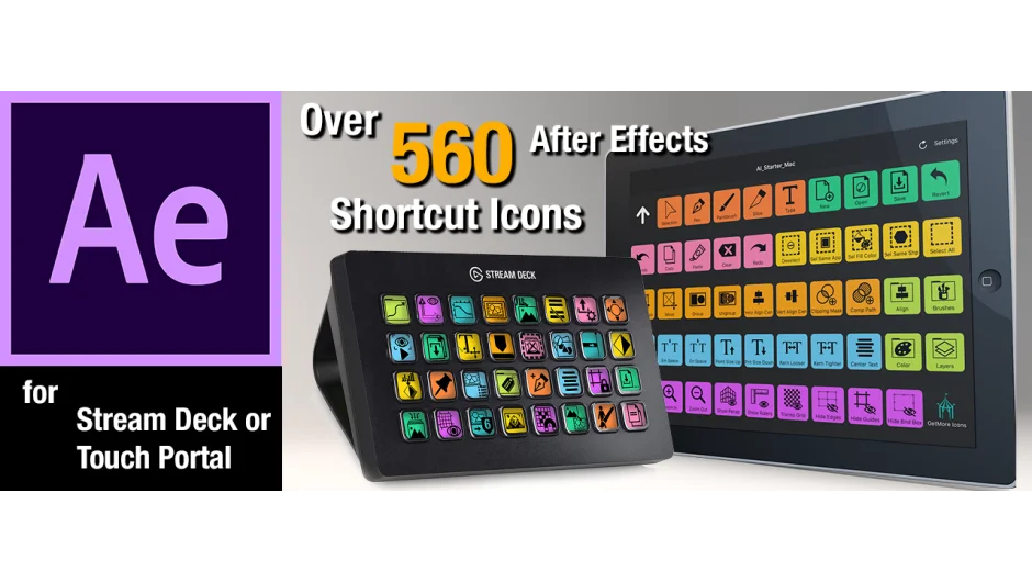 After Effects Shortcut Icons screenshot