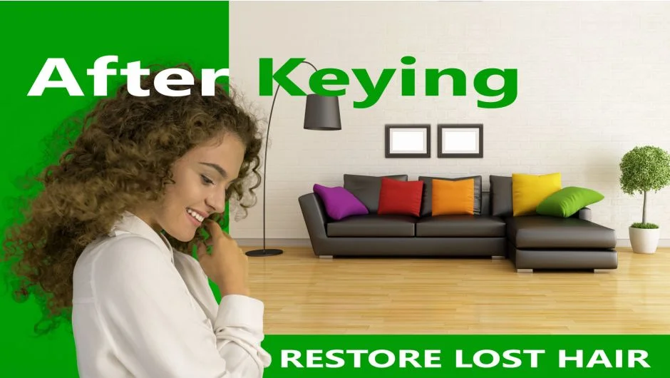 After Keying screenshot