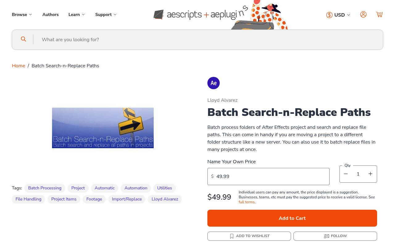 Batch Search-n-Replace Paths screenshot