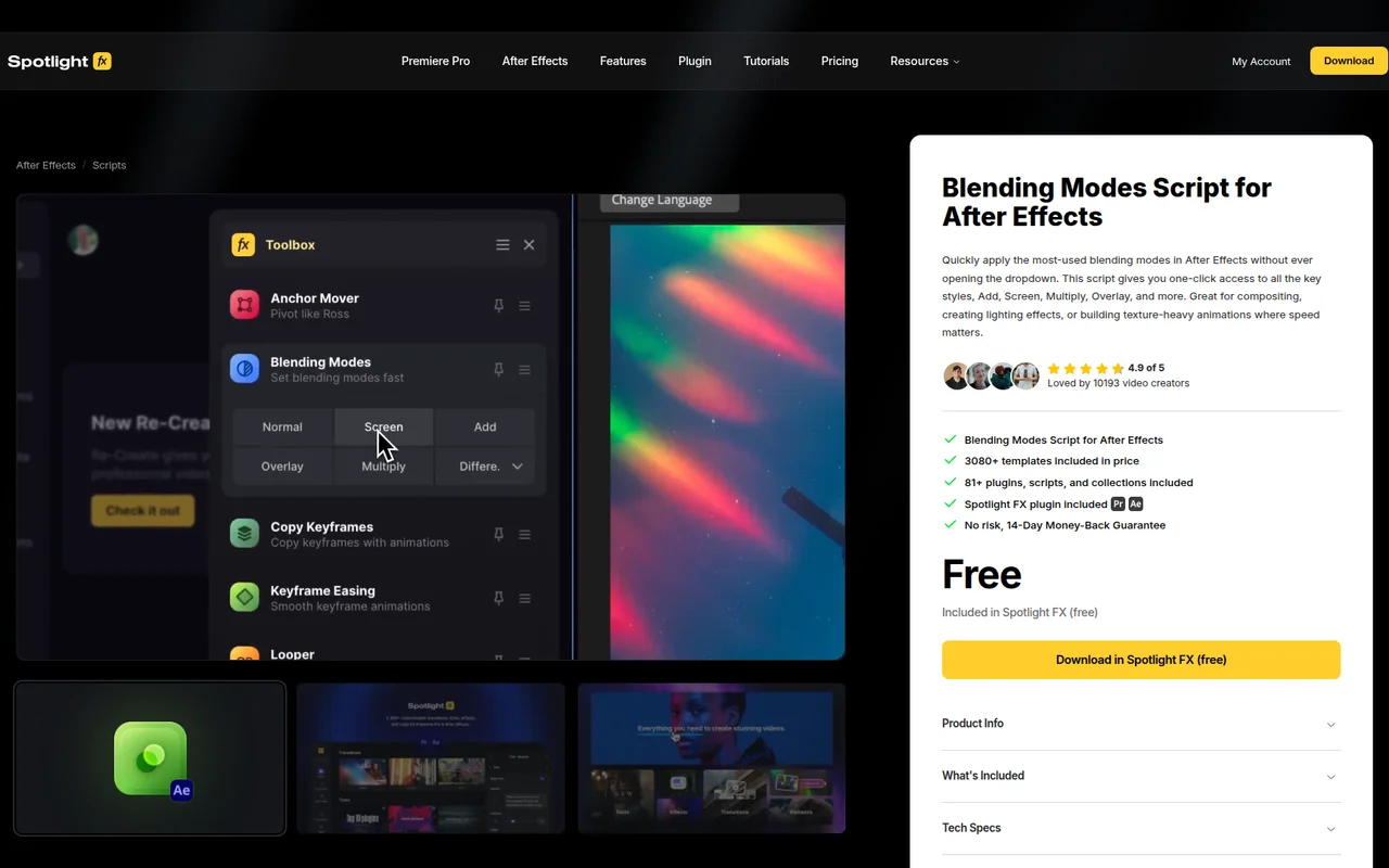 Blending Modes screenshot