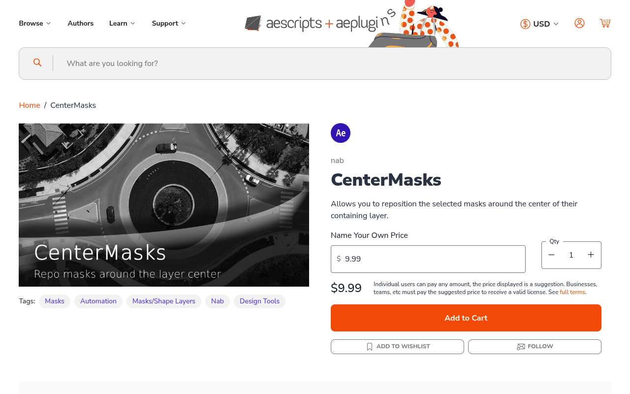 CenterMasks screenshot