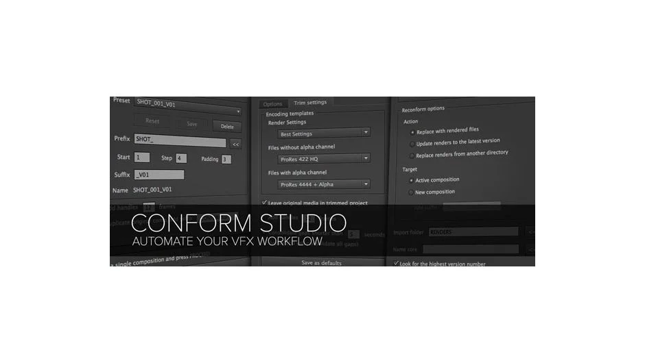 Conform Studio screenshot