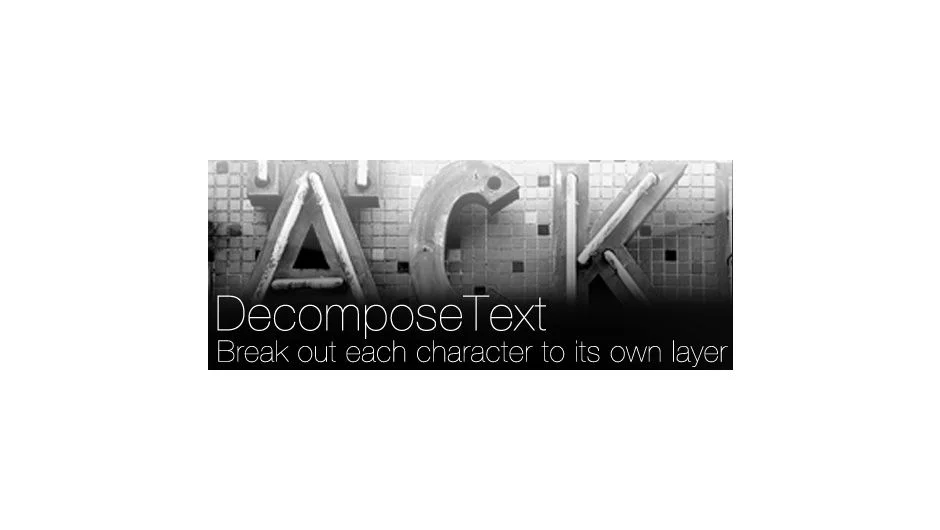 DecomposeText screenshot