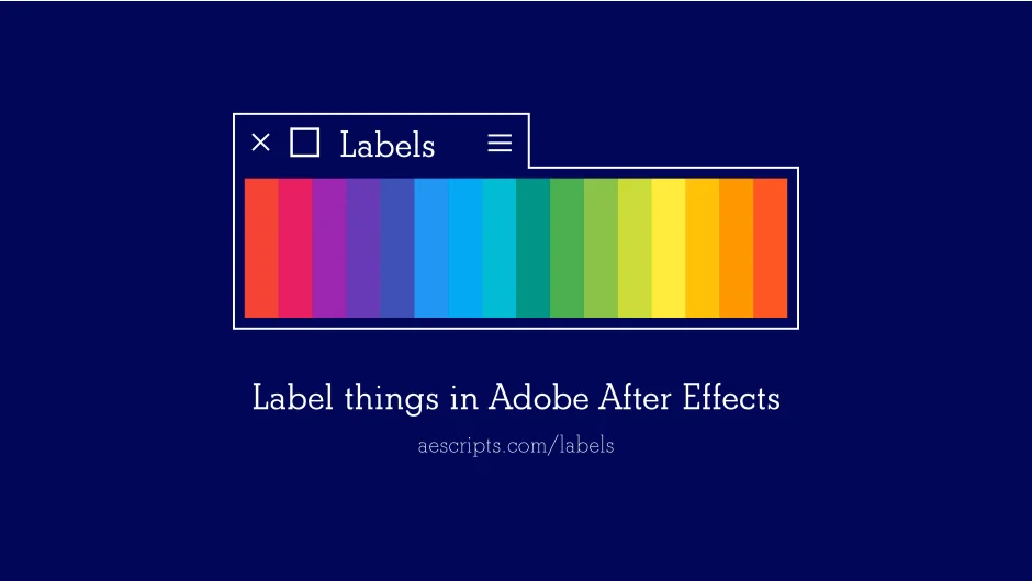 Labels screenshot