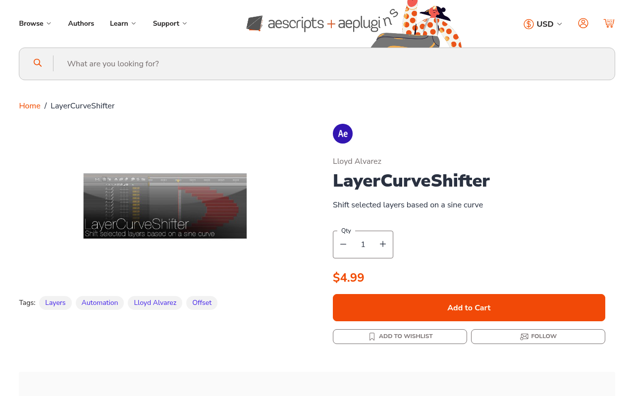 LayerCurveShifter screenshot
