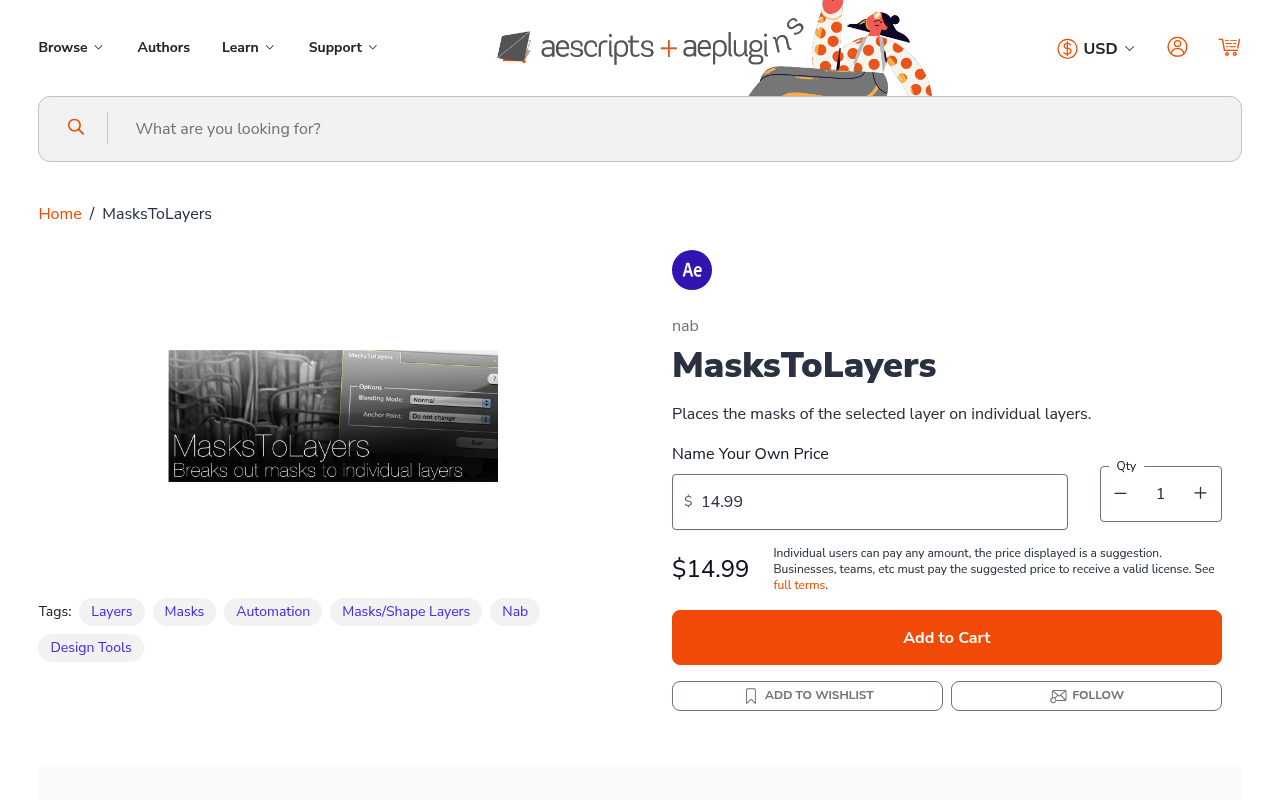 MasksToLayers screenshot