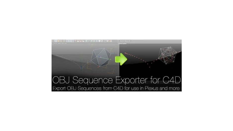 Plexus OBJ Sequence Exporter for C4D screenshot