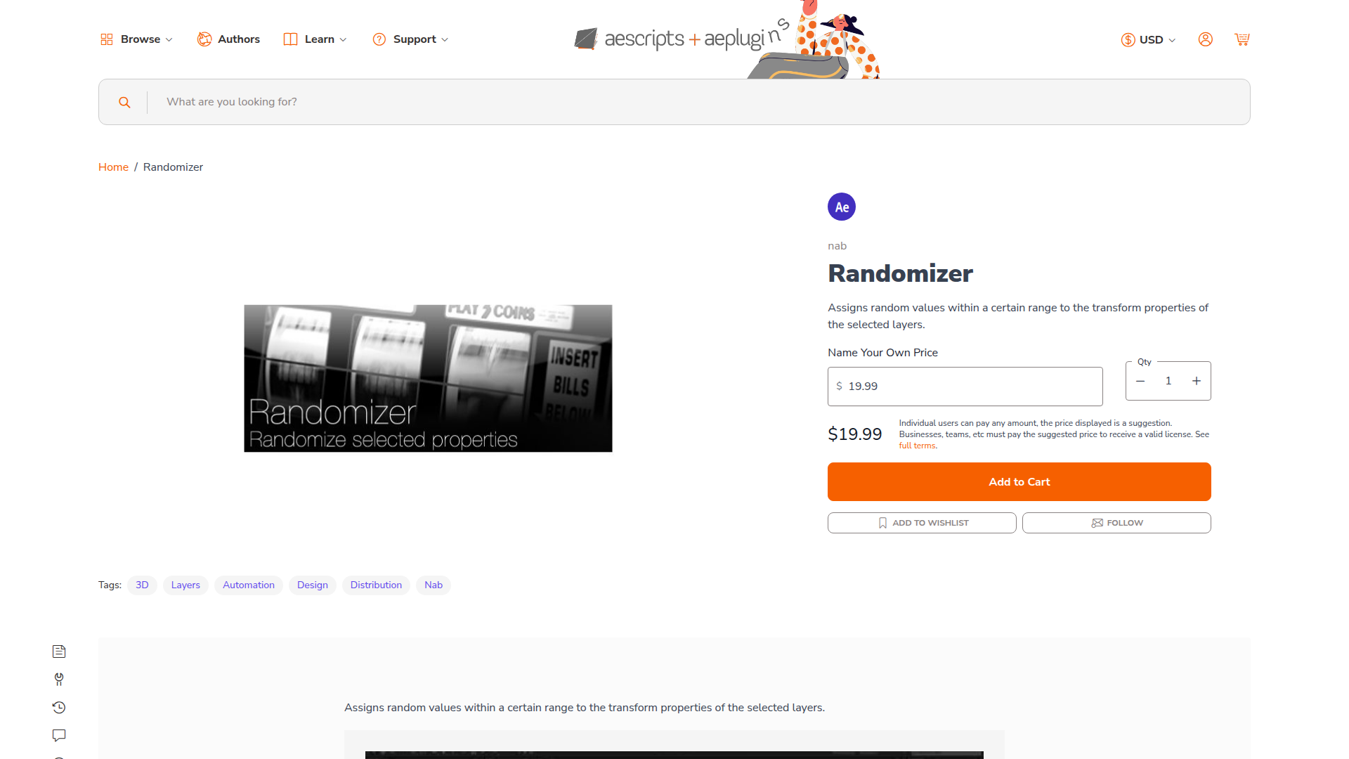 Randomizer screenshot