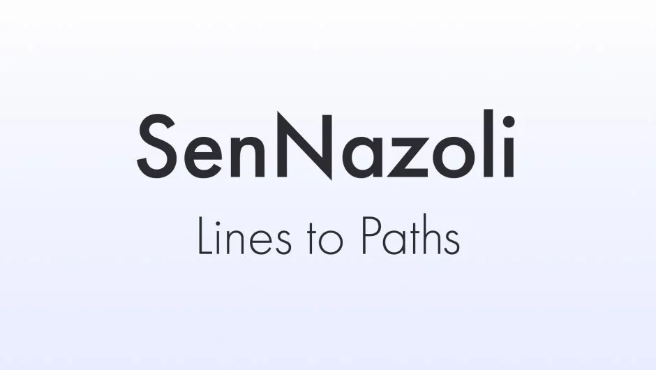 SenNazoli Lines to Paths screenshot