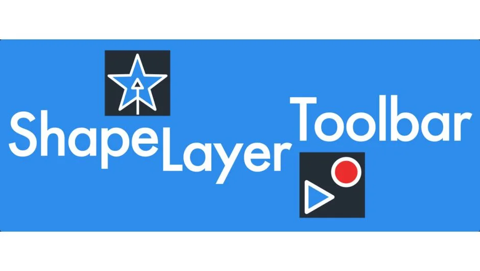 Shape Layer Toolbar screenshot