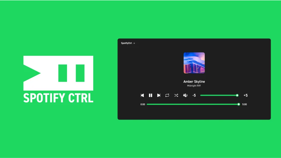 SpotifyCtrl screenshot