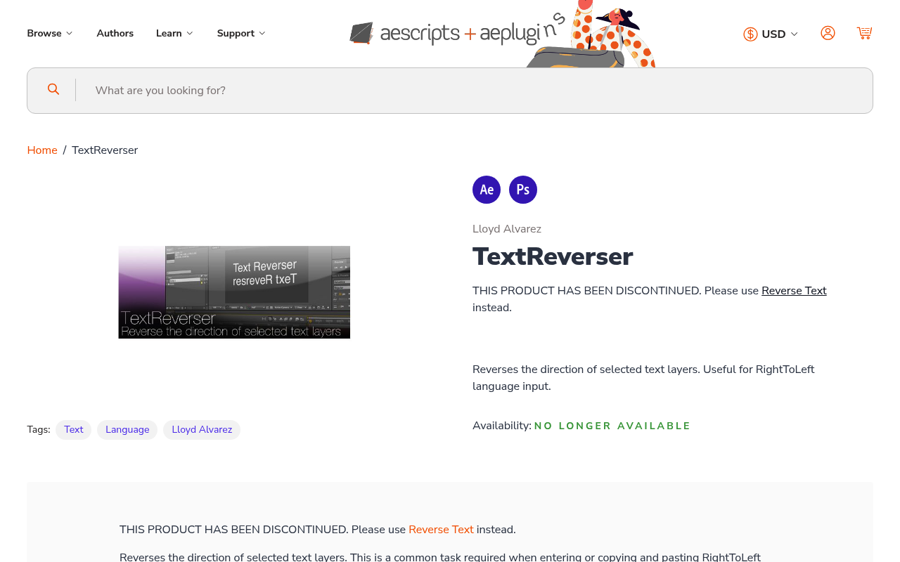 TextReverser screenshot