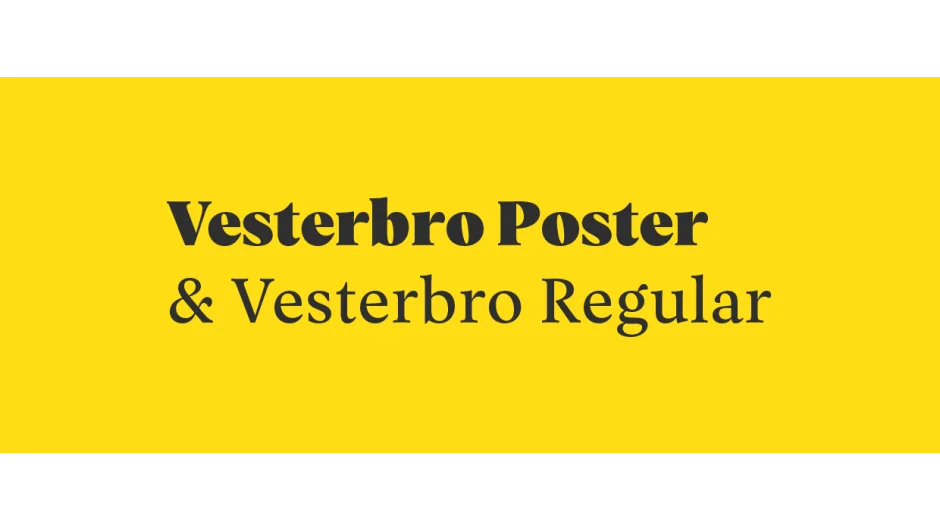 Vesterbro Animated Typeface screenshot